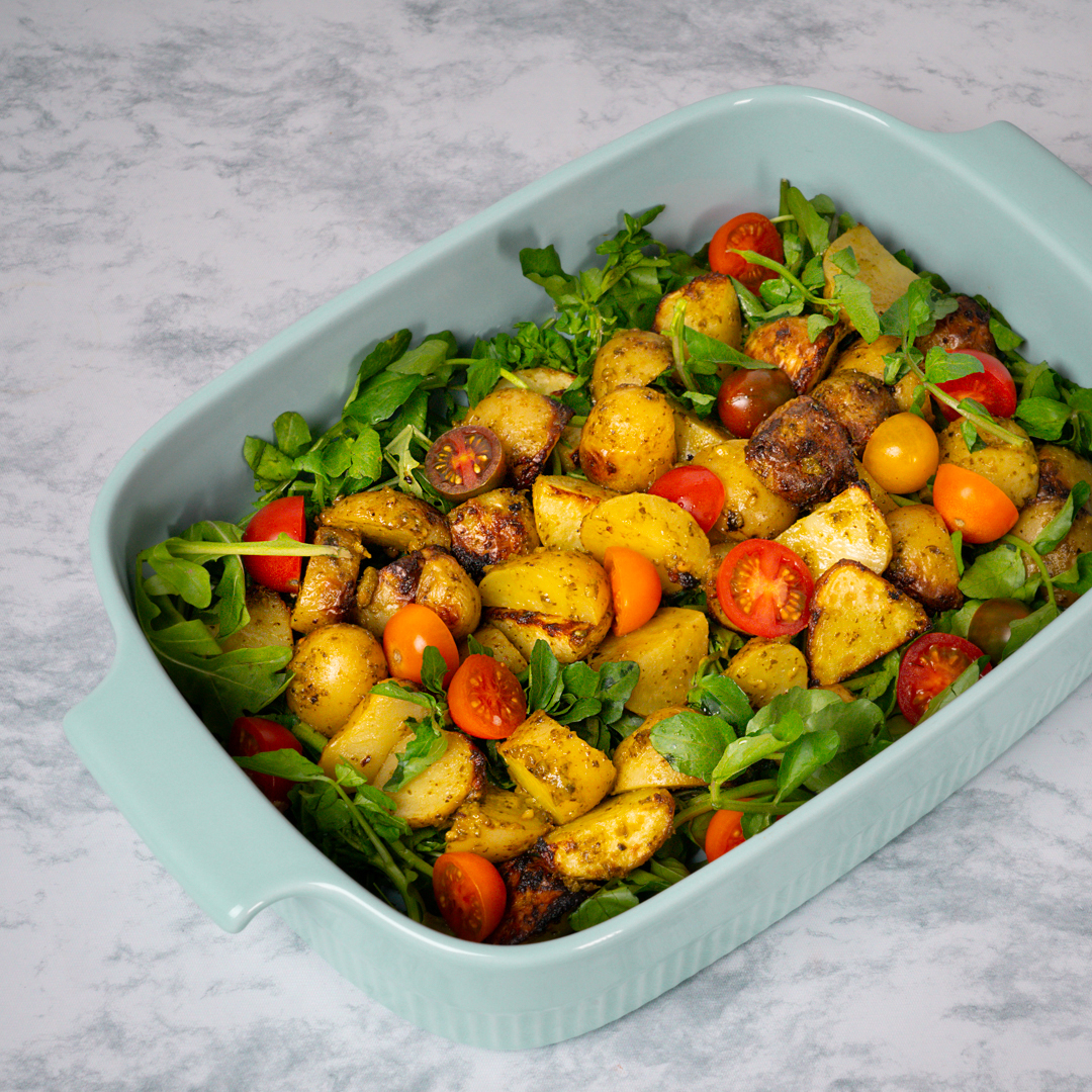Ensalada de papas al pesto