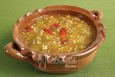 Foto: Salsa de tomachile. (Archivo Gráfico Larousse).