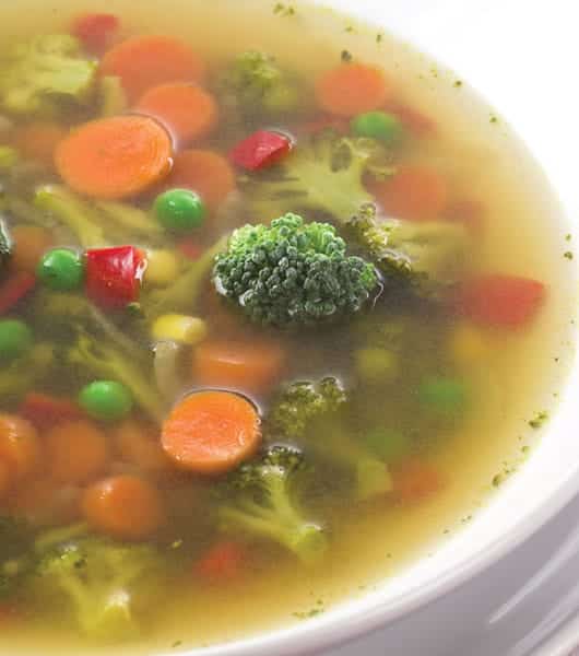 Foto: Sopa de verduras. © Shutterstock.
