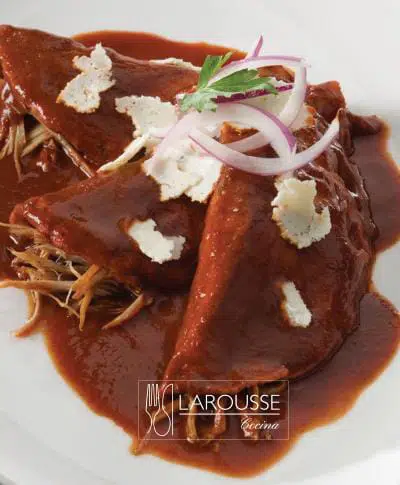 Palabras ⋆ Diccionario enciclopédico de la Gastronomía Mexicana ⋆  Enchiladas de coloradito ⋆ Larousse Cocina