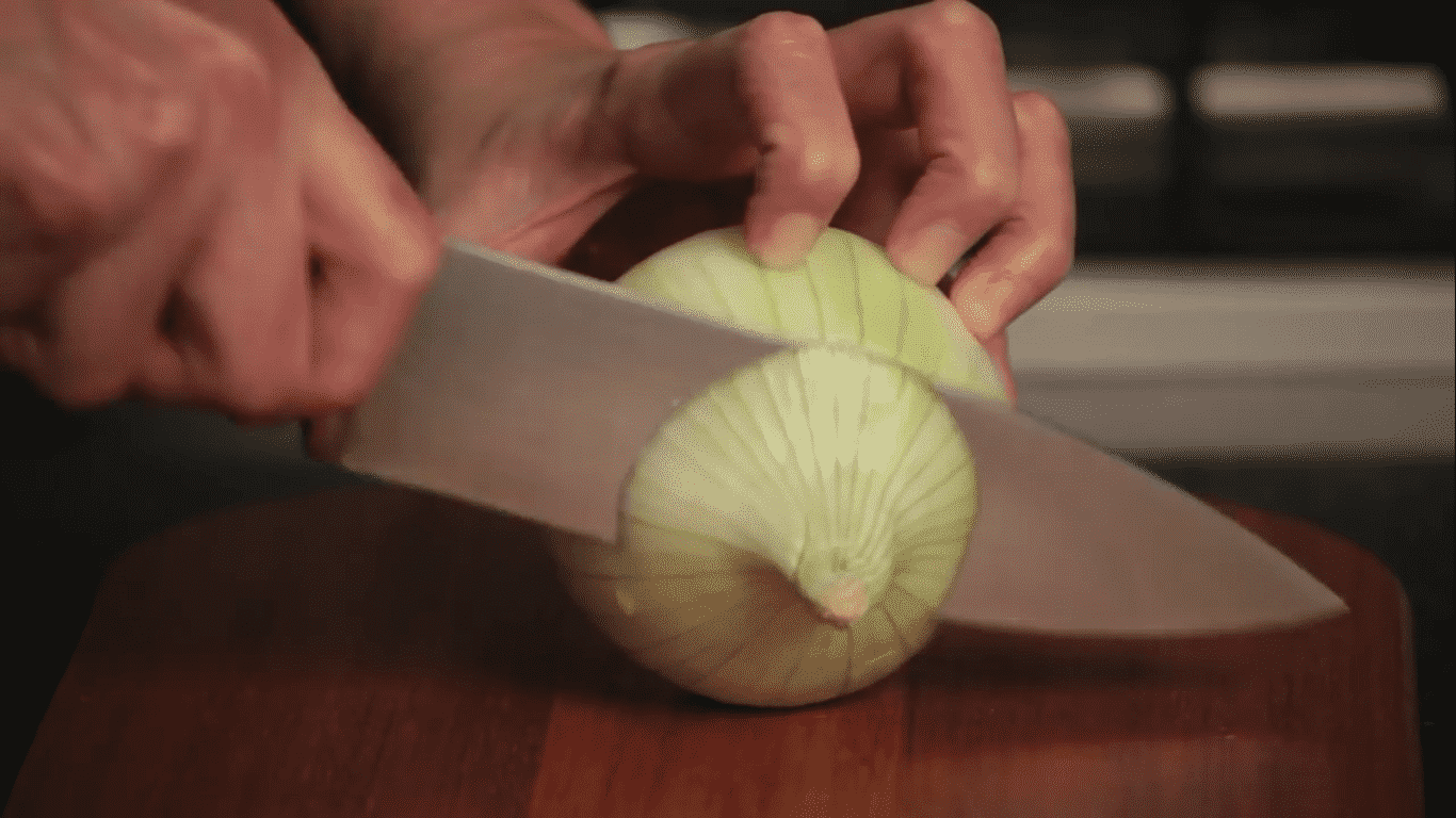 Picar una cebolla