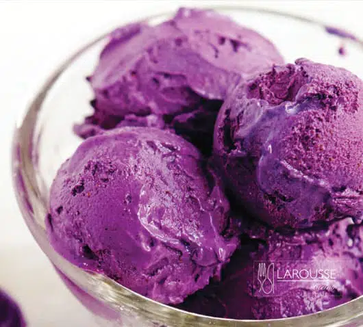 Helado de mora azul, receta sin lácteos ⋆ Larousse Cocina