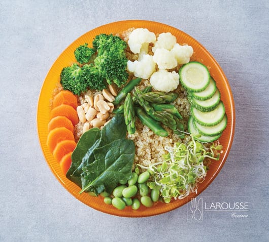 Bowl de quinoa con verduras