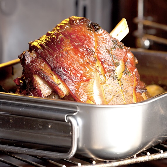 pierna de cerdo al horno