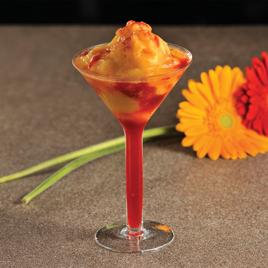 Margarita de mango, chamoy y tequila