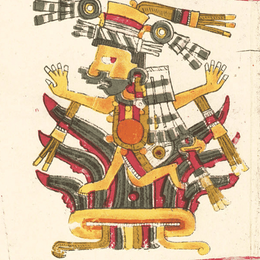 Mayahuel descrita en el Códice Borgia. Imagen: Wikipedia.