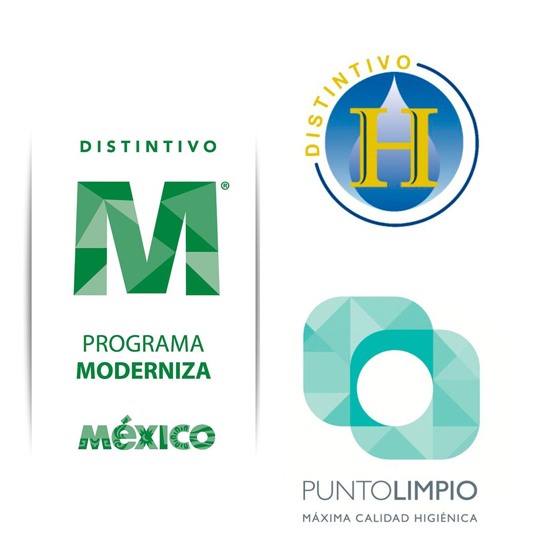 Logotipos de algunos de los distintivos más famosos en México. Fuente: Archivo fotográfico de Larousse Cocina.