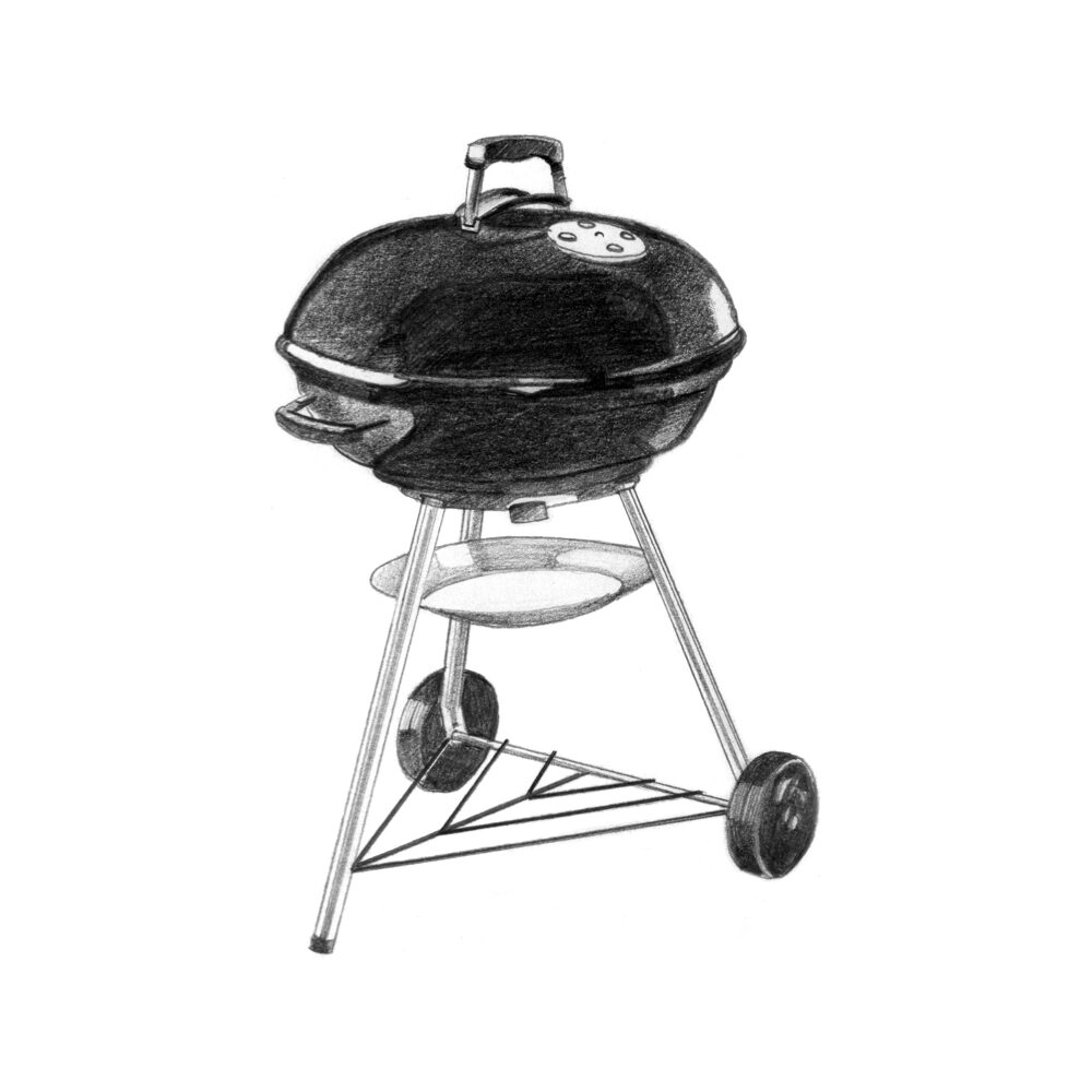 El asador con tapa más popular es el de la marca Weber. Crédito: Francisco Javier Montiel / Ediciones Larousse